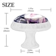 thumbnail image 4 of HemaKayy 4 Pack 1.37" Decorative Cabinet Knobs - Elegant ABS Glass Handles for Home Furniture Decor - Dresser Drawer Door Pulls - Perfect for Kitchen Bedroom - Mysteriou Unicorn, 4 of 8