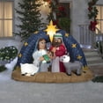 thumbnail image 2 of Airblown® Snowy Night Nativity Scene 78" Inflatable Christmas Outdoor Yard Decor, 2 of 4