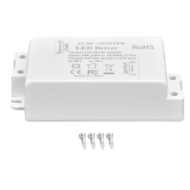 LED Driver,LED Driver DC24V 0.625A Lighting Low Voltage Dimmable LED Driver True to Its Promise