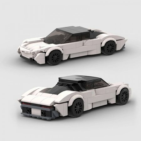 City Car Vehicle Speed Champion Racer Building Blocks Brick Racing Super Technique Creative Garage Sets Speedtail Kid Toys MOC