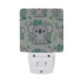 thumbnail image 2 of Cute Cartoon Koala Night Light 2 Pack LED Nightlight Plug into Wall Dusk to Dawn Sensor Soft White, 2 of 7