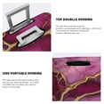 thumbnail image 6 of Multi-Size Suitcase Protective Cover Full Range Double Stitching Invisible Zipper For Travel Business Purple Red Marble Small, 6 of 8