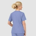 thumbnail image 2 of Wink Origins Bravo-Women's V-Neck Scrub Top, Ceil Blue, XS Regular, 2 of 3