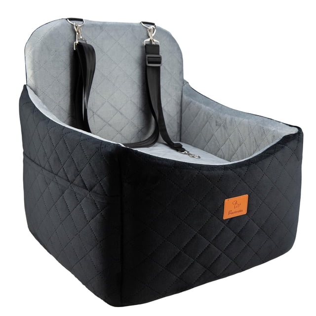 Asiento de coche para perros FurFrolic, asiento elevador de espuma viscoelástica de 35 libras