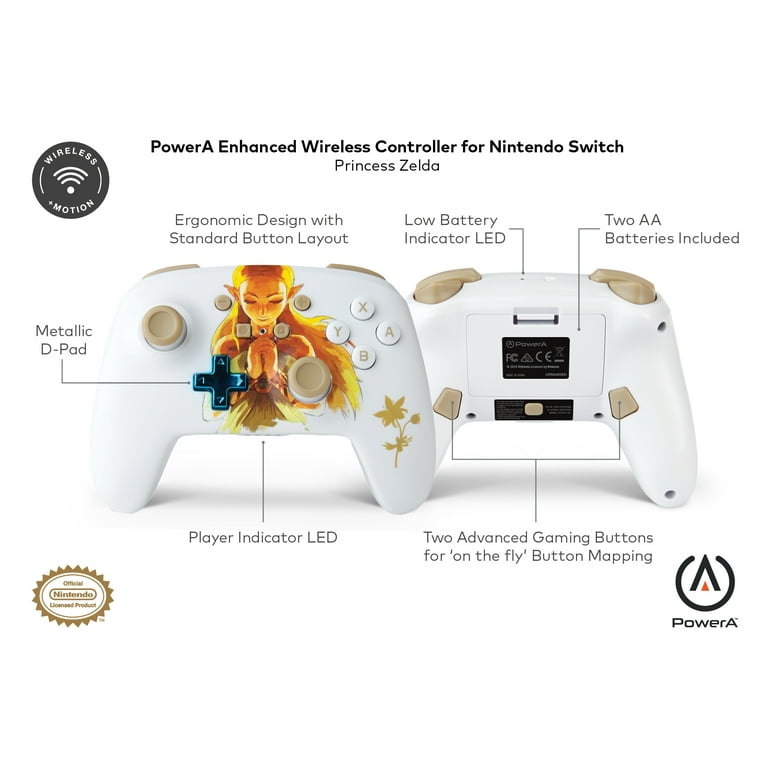 PowerA Enhanced Wireless Controller for Nintendo Switch - SMB3