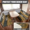 thumbnail image 2 of XYZCANDO Horse RV Dinette Cushions Comfortable Bench Cushion Universal Sofa Covers for 2 Cushion Couch Washable Loveseat Sofa Chair Cover Furniture Protector Loveseat Slipcovers Green, 2 of 7