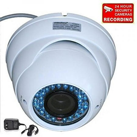 Vandal Proof Infrared 36 Led - VideoSecu Day Night 540TVL Outdoor Night Vision CCTV Home Security Camera Weatherproof Vandal proof Built-in 1/3 Sony CCD with 3.5-8mm Varifocal Lens 36 Infrared LEDs with Camera Power Supply 1ZH