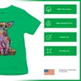 thumbnail image 4 of Tee Hunt in My Mind I'm Six Foot Five Youth T-Shirt Dean Russo Chihuahua Kids, Green, Small, 4 of 5