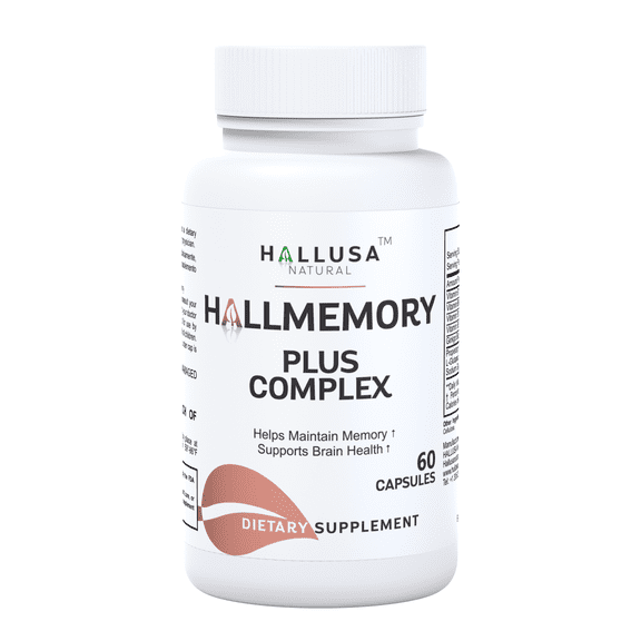 HALLMEMORY - Brain Health - Mental Concentration - Focus Function 60 Caps