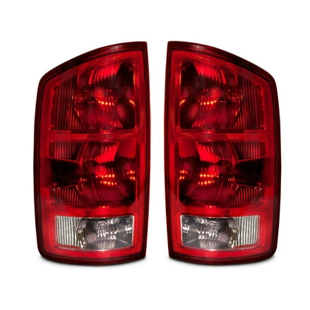 2002-2006 Dodge Ram 1500 Mega Cab/2500/3500 New Tail Lights Set CH2800147 and CH2801147