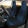 thumbnail image 2 of Yiaed Blue Glitter Retro Print Car Seat Covers,Universal Auto Seats Protector Fits for Car,SUV Sedan,Truck,Automotive Seat Covers & Accessories(Two packs), 2 of 7