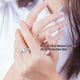 thumbnail image 5 of Anillo de plata para mujer, anillos de moda portátiles, regalos para novia, joyería decorativa, propuesta de boda, compromiso informal Ropa, zapatos y accesorios Miscelánea Blanco Tamaño 8 Sonducket AP011197-03, 5 of 6