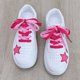 thumbnail image 5 of Niñas Pequeños Zapatos Blancos Estudiante Plano Casual Estrella Patrón Mujer Primavera Accesorios Rosa 38, 5 of 8
