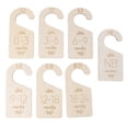 thumbnail image 2 of Baby Clothes Divider, 7PCS Set Nursery Decor Hanger Divider Multifunctional Practical Sturdy Boxwood Cute Pattern  for Supermarkets, 2 of 7