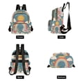 thumbnail image 4 of FORMRS Mini Backpack Purse for Women Travel Daypack Casual Shoulder Bag, Blue Rainbow, 4 of 7