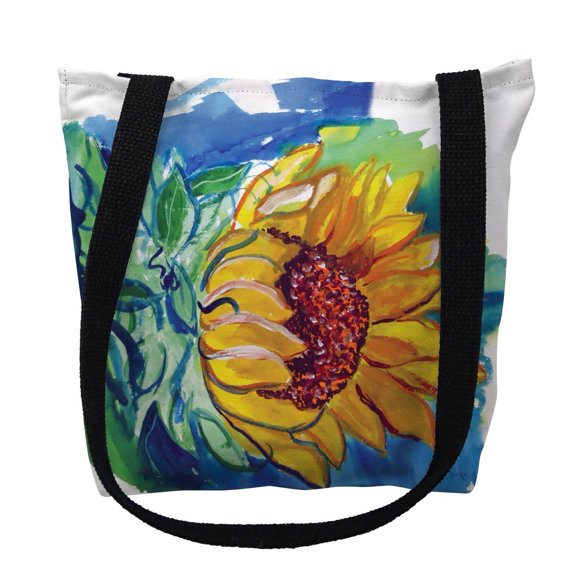Windy SunFlower Small Tote Bag 13x13 16 inches x 16 inches