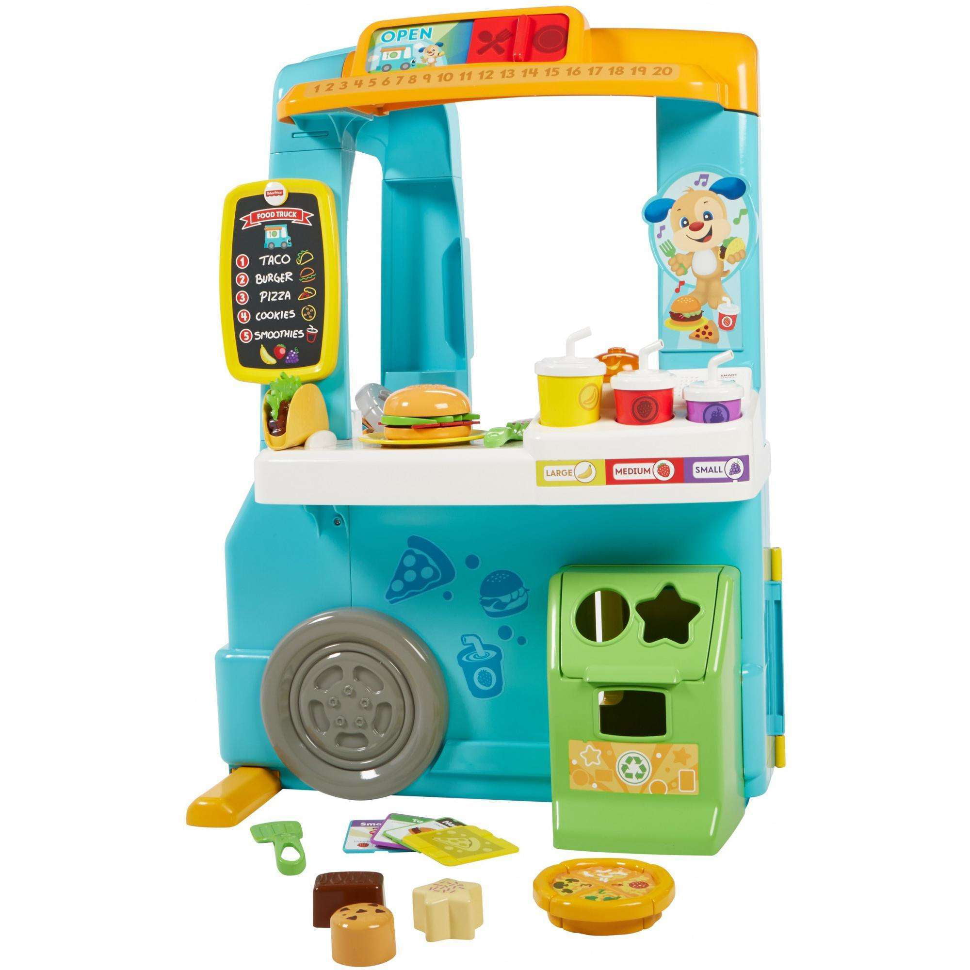 Fisher Price Laugh & Learn Servin' Up Fun Food Truck Playset DYM74 NEW 