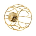 thumbnail image 4 of Candle Holder, Golden Pumpkin Shape Small Compact Tealight Candle Holder Clean Lines  For Gifts, 4 of 7