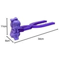 thumbnail image 4 of Snowball Maker Clips Practical Outdoor Snow Toys for Garden Yard Beach Girl, 4 of 9