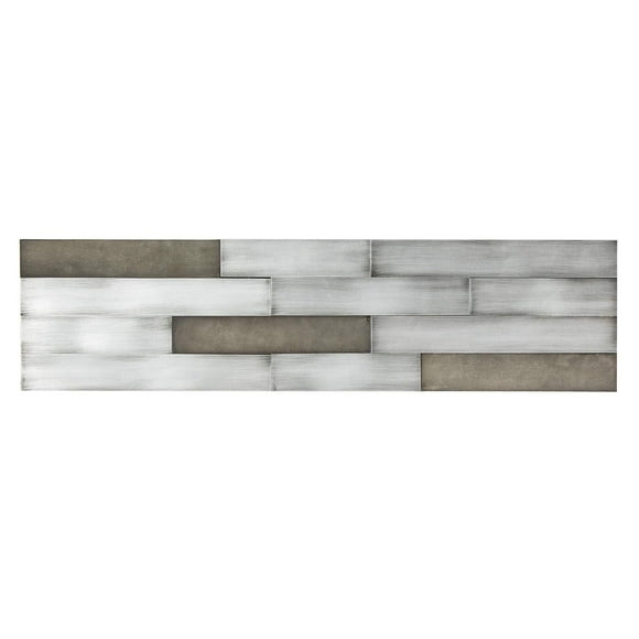Aspect Peel & Stick Distressed Metal 23.6"" X 5.9"" Panel In Bronze Relic