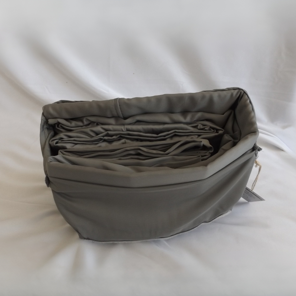 IAdjust Organic Bamboo Sheets - All Ages - 300 TC - Queen - Charcoal