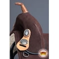 thumbnail image 6 of HILASON 15 Treeless Western Trail Barrel Racing American Leather Saddle | Horse for Horses, 6 of 8