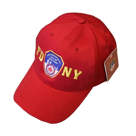 FDNY Baby Infant Baseball Hat Fire Department of New York Red One Size