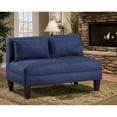 thumbnail image 2 of Briley Ultrasuede Armless Loveseat, 2 of 9