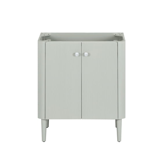 Avanity HALEY-V30-SS Haley 30" Single Free Standing Or Wall Mounted Vanity Cabinet Only -
