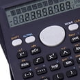thumbnail image 4 of Calculadora científica Pantalla de dos líneas Cálculo de fracciones Apagado automático Calculadora de función de 12 bits para estudiantes Azul oscuro (cerca de negro), 4 of 10
