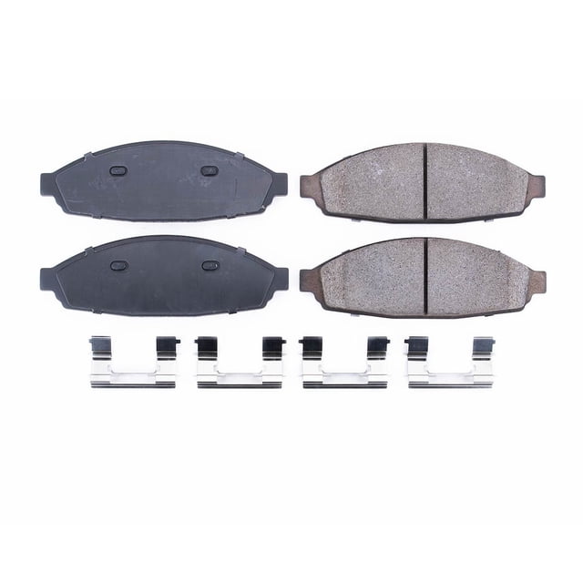 Power Stop Brake Pad 17-931 Z17 Evolution; FMSI Number D931; Ceramic Brake Pads; Set Of 4; With Stainless Steel Hardware