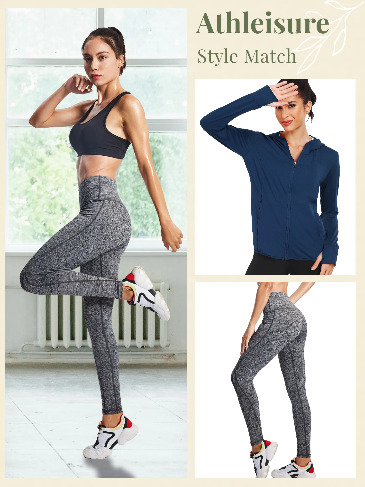NELEUS Women's Plus Size High Waist Yoga Leggings with Pockets photo 5
