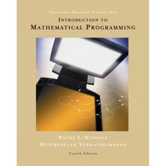 Pre-Owned Introduction to Mathematical Programming: Operations Research, Vol. 1 (Book & CD-ROM) (Hardcover) 0534359647 9780534359645