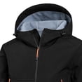 thumbnail image 3 of Men's Softshell Jacket Casual Hooded Jacket Outdoor Coat, 3 of 6