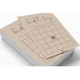 thumbnail image 3 of Inkdotpot 50Rustic Kraft PaperBingoGameCardsFor Bridal Wedding Shower Bachelorette Party Bulk Blank Square Fill In Gift Ideas, 3 of 5