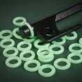 thumbnail image 4 of Clavos para toldo de tienda Anillos fluorescentes para uñas 20/50 Uds. silicona multifuncional tienda de campaña para exteriores anillo para uñas accesorios para tienda FLhrweasw  Nuevo, 4 of 9