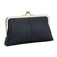 thumbnail image 4 of Cartera de mano para mujer, cartera rectangular, bolso de noche para fiesta, boda formal Negro, 4 of 8