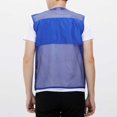 thumbnail image 3 of Cameland Plus Size Men Vest Tops Solid-Color Convenient Mesh Outdoor Breathable Zipper Pockets V-Neck Tank Top, 3 of 7