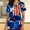 Blue#02, variant on MELDVDIB Nursing Scrub Tops for Women 4th of July Patriotic Flag Print Working Uniform Short Sleeve V Neck Workwear Blouse T-shirt with Pockets, Gift on Clearance
