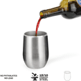 thumbnail image 2 of Termo copa de vino Origami Home 300 ml acero inoxidable doble CAPA, 2 of 7
