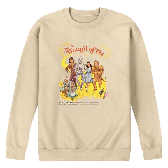 Wizard of Oz - Movie Poster - Men's Crew Fleece Sweatshirt