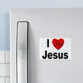 thumbnail image 3 of CafePress - I Love Jesus - Rectangle Magnet, 2"x3" Refrigerator Magnet, 3 of 3