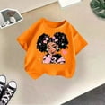 thumbnail image 4 of Zecgelong T-Shirt d'Été à Manches Courtes pour Filles, Col Rond, Imprimé Dessin Animé, Décontracté, Ample, Taille 12-14 Ans, 4 of 4