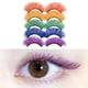 thumbnail image 4 of 5 pares de pestañas de colores, natural, hechas a mano gruesas, suaves y cómodas, pestañas coloridas para maquillaje jos dramático de , E E Baoblaze Pestañas postizas, 4 of 7
