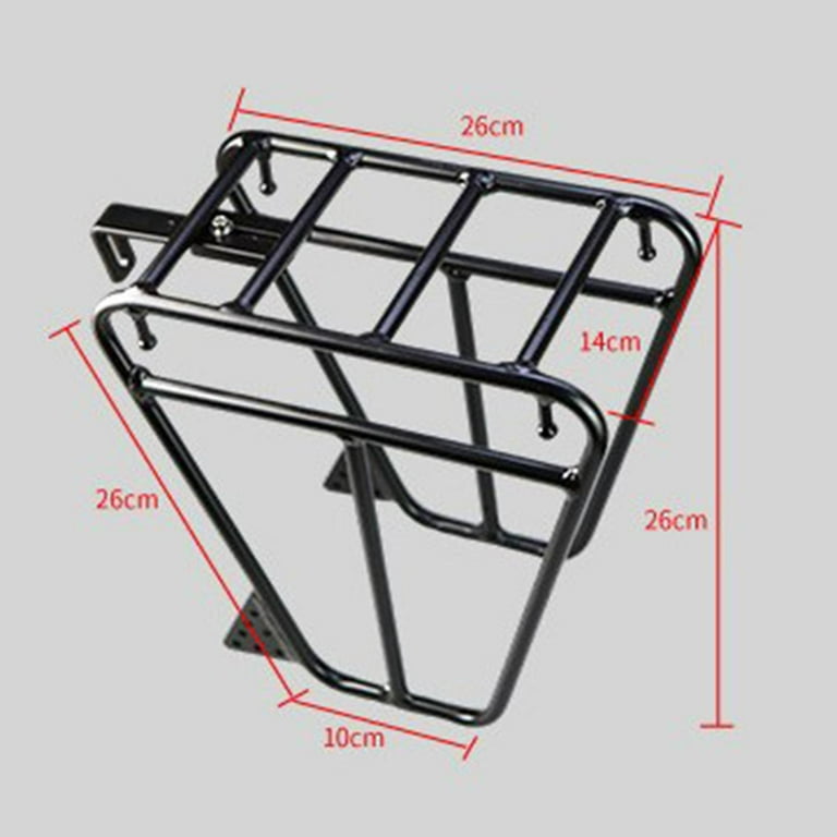 Tnarru Front Fork Rack, Bike Front Carrier Rack Trunk Holder