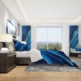 thumbnail image 3 of Designart 'Liquid Blue Abstract' Modern & Contemporary Duvet Cover Set, 3 of 4