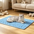 thumbnail image 6 of Coolings Mat For Dogs Breathable Dog Coolings Mat With Fiber Pet Coolings Pad Summer Coolings Washable Portable Dog Crate Pad For Indoor Outdoor Summer Use, 6 of 6