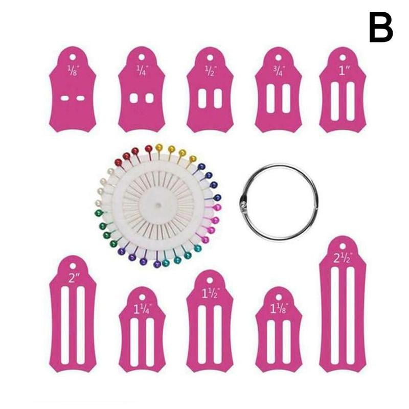 Jelly Roll Sasher Tool Set Bias Tape Fabric Maker Kit Set For Sewing