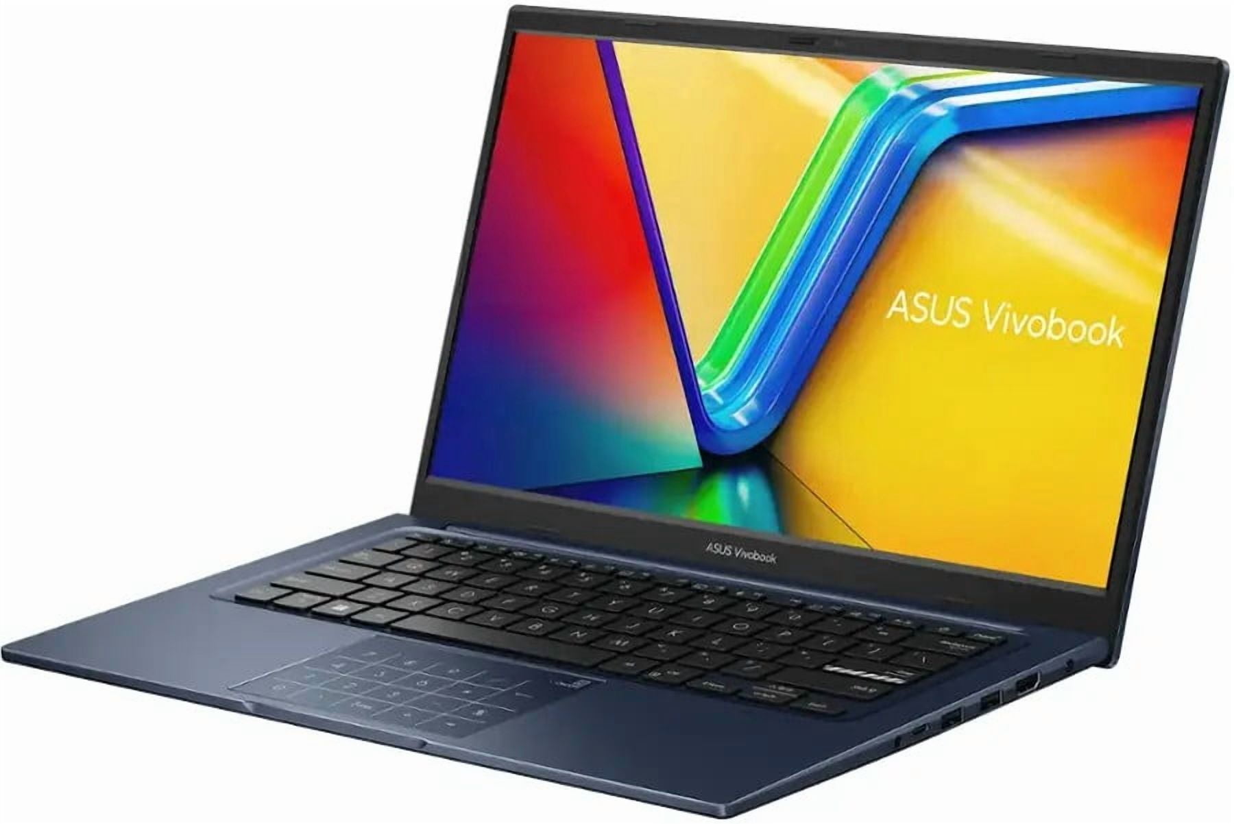 ASUS Vivobook 14" FHD Laptop, Intel Core 13th 1315U, 12GB RAM, 640GB SSD(512GB PCIe SSD + 128GB Portable Hard Drive, 720p Webcam, win11, w/Wireless Mouse