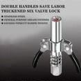 thumbnail image 2 of Heavy-Duty Quick Release Grease Coupler with 30cm Hose & Nozzle, 10000psi High Pressure Fitting (2-Pack), 2 of 5